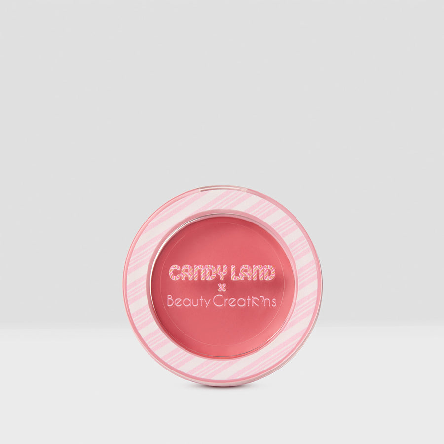 CANDY LAND X BEAUTY CREATIONS SWEET SWIRL CREAM AND POWDER BLUSH & BRUSH SET