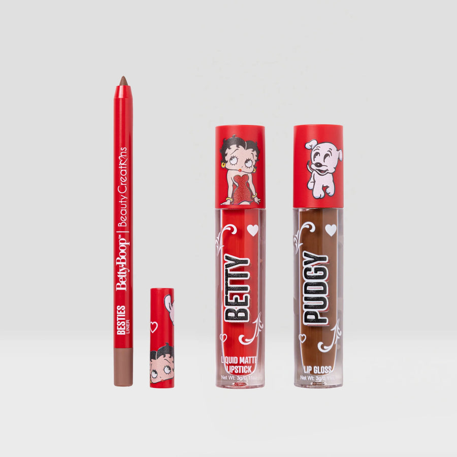 BETTY BOOP "BESITOS" LIP TRIO