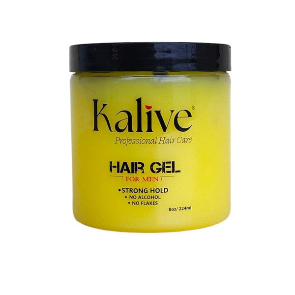 KALIVE Men's Hair Styling Gel 16oz, Strong-Hold and Light Shine all day, No Flaking.