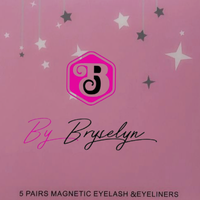 Magnetic eyelashes with eyeliner 5 pairs.