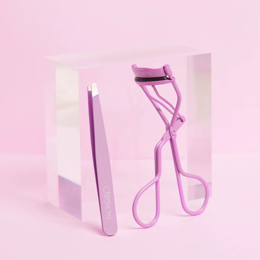 Eyelash Curler and Tweezer Set