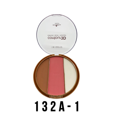 ITALIA DELUXE 3D CONTOUR BLUSH & HIGHLIGHT SETS A & B