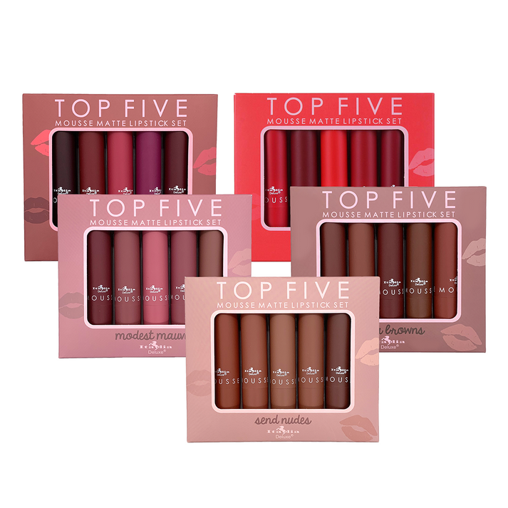 Mousse Matte Lipstick - Top Five Sets